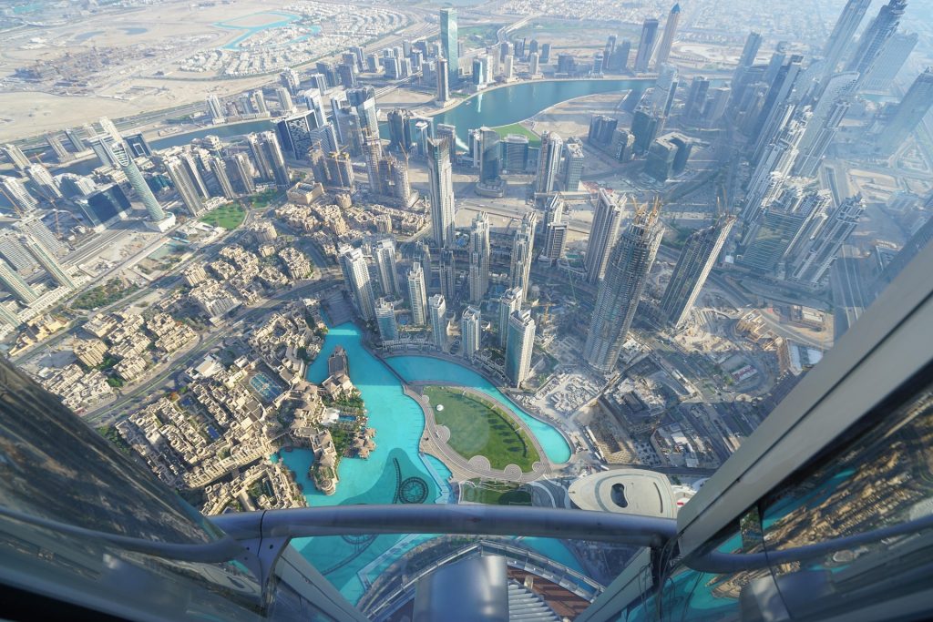 Burj Khalifa view inside Redsand