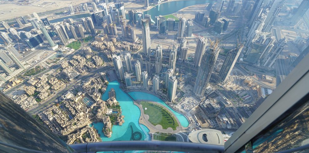 Burj Khalifa view inside Redsand
