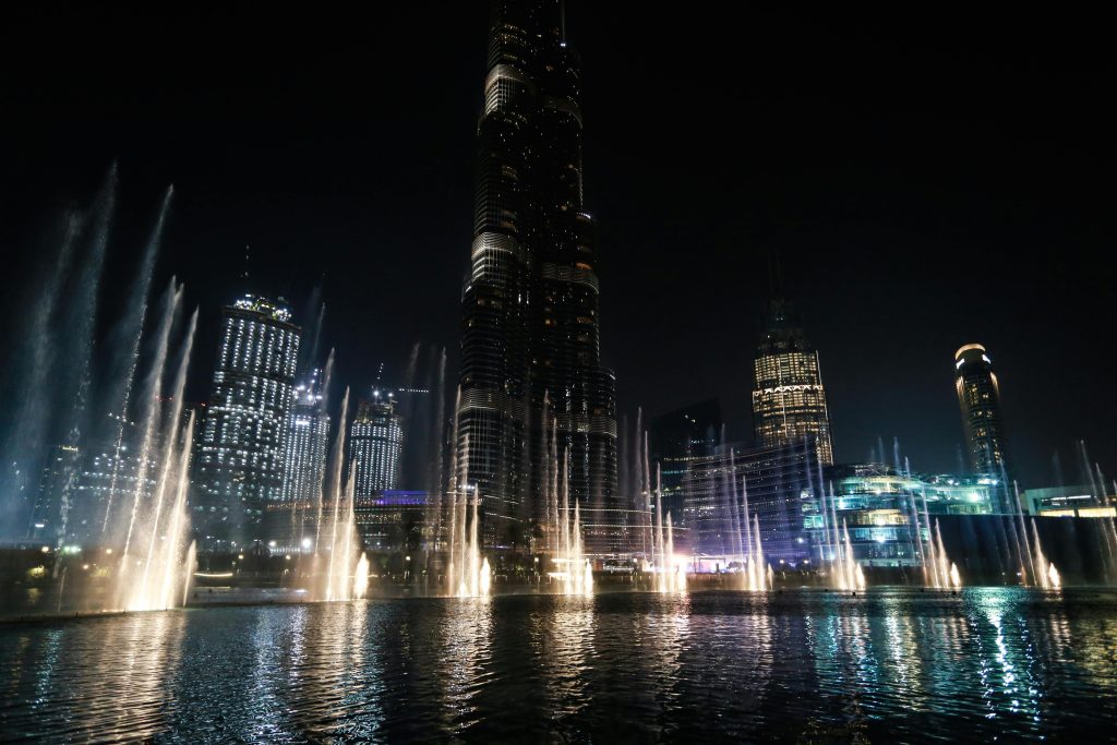 Dubai Fountain Lake Redsand Tourism