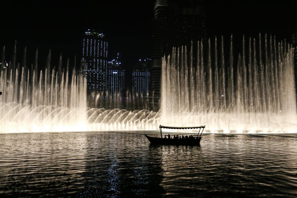 Dubai Fountain lake ride Redsand Tourism