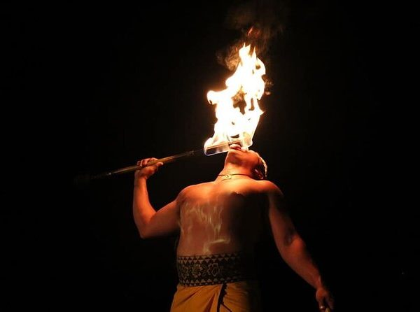 Redsand Desert safari Dubai fire show